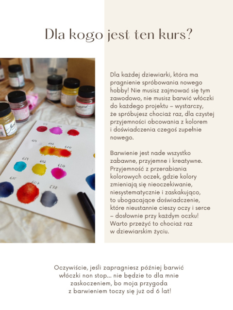 kurs barwienia włóczki kurs barwienia włóczki