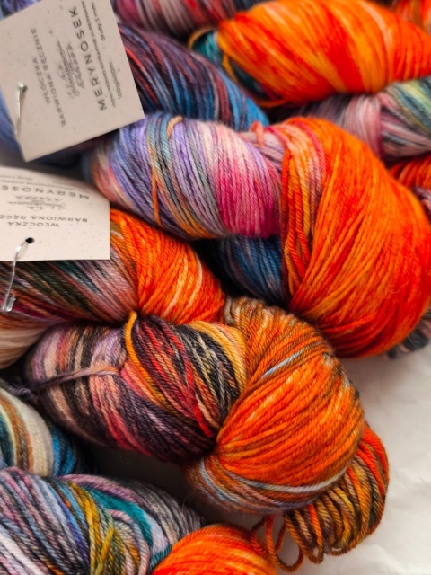 merynosek włóczka ręcznie barwione merino juleczkownia