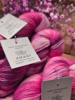 ręcznie barwiona włóczka juleczkownia