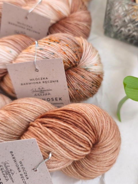 merynosek ręcznie barwiona włóczka merino juleczkownia