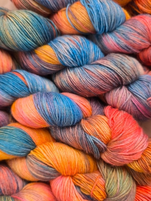 milunia ręcznie barwiona włóczka juleczkownia