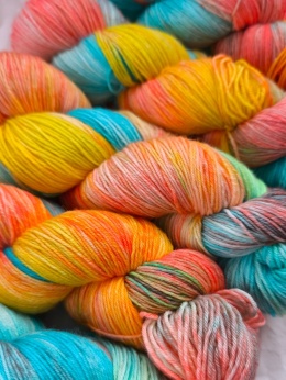 merynosek włóczka ręcznie barwione merino juleczkownia