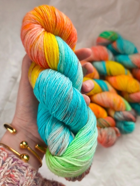 merynosek włóczka ręcznie barwione merino juleczkownia