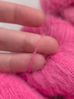 mgiełka ręcznie barwiona alpaka juleczkownia