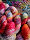 ręcznie barwione merino