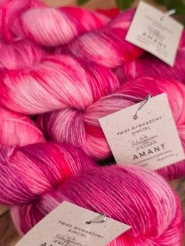 ręcznie barwiona włóczka juleczkownia