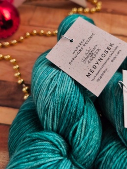 merynosek wełna merino ręcznie barwiona juleczkownia