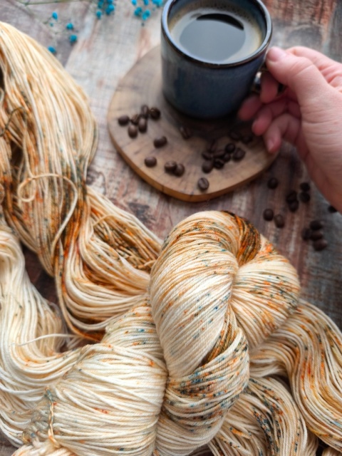 ręcznie barwione merino, juleczkownia