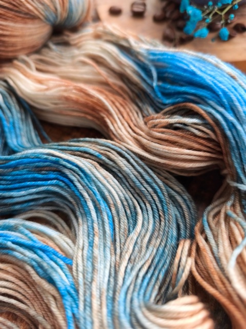 ręcznie barwione merino, juleczkownia