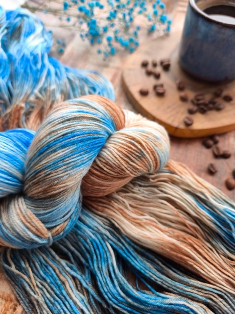 ręcznie barwione merino, juleczkownia