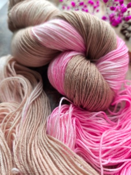 ręcznie barwione merino, juleczkownia