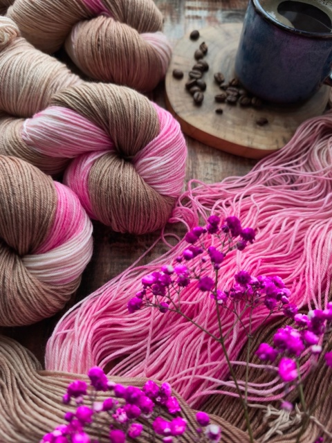 ręcznie barwione merino, juleczkownia