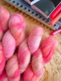 63% Baby Alpaca, 30% Mulberry Silk, 7% Extrafine Merino