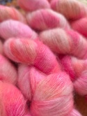 63% Baby Alpaca, 30% Mulberry Silk, 7% Extrafine Merino